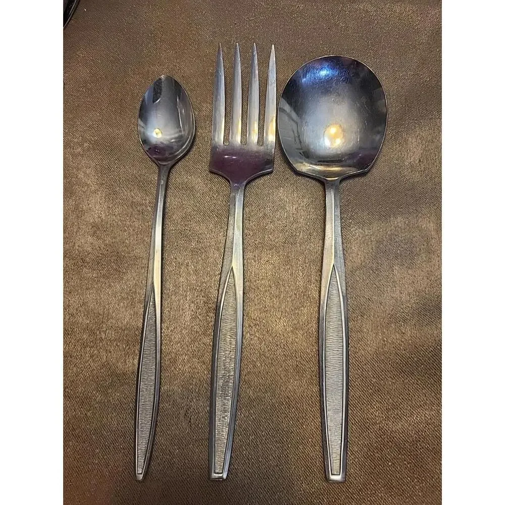 Vintage 3pc Lot Of Hull Wilson Silverware